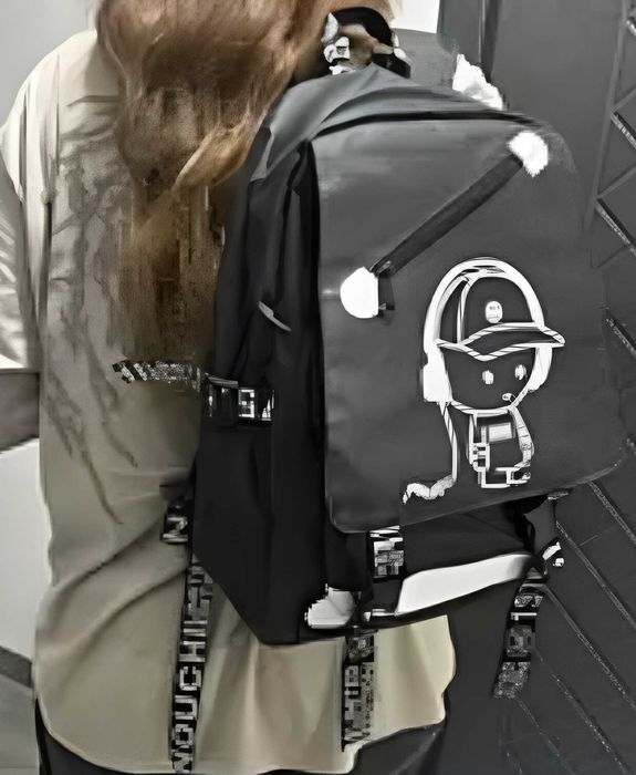 Шкільний рюкзак, для ноутбука, світиться/школьный портфель светится