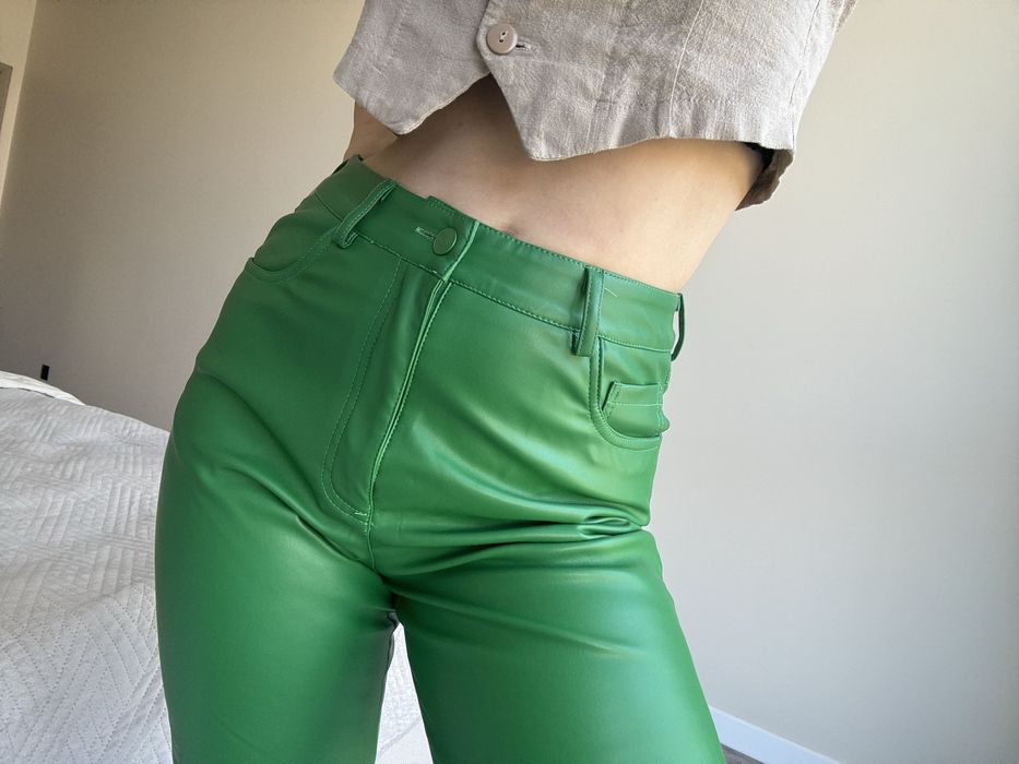 Брюки штаны кожаные