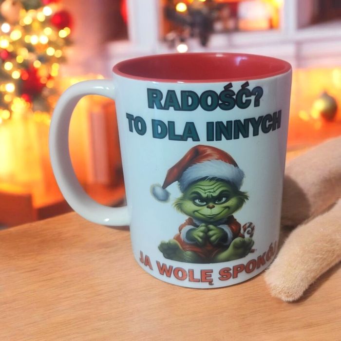 Kubeczki Grinch świąteczne
