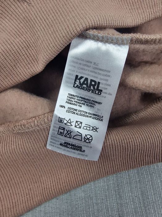 Męska bluza z kapturem Karl Lagerfeld mały znaczek premium M-XXXL