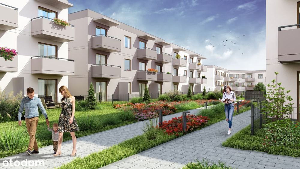 3-pokojowe mieszkanie 54 m² + balkon Bez Prowizji - Więcej