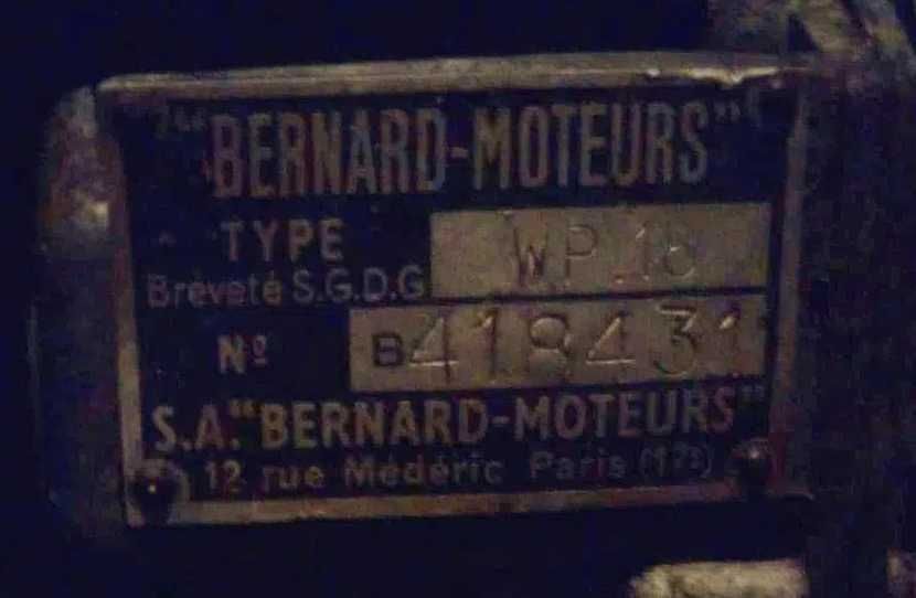 Motor de Rega Bernard‑Moteurs WP.18