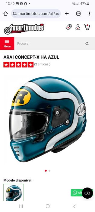 Capacete ARAI Concept-X HA