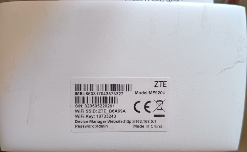 Vendo hotspot ZTE   4G MF 92 OU para qualquer rede