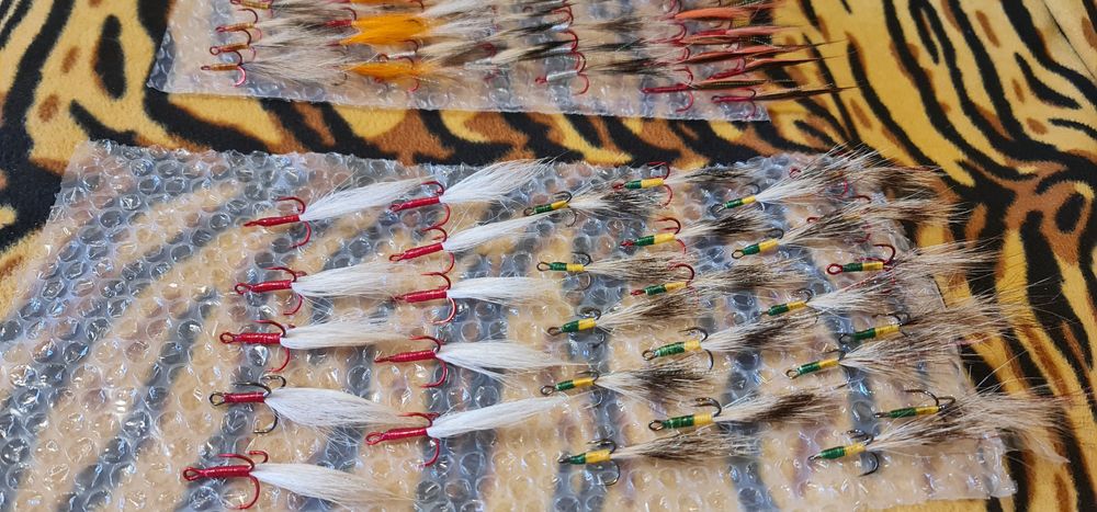 Бородки, снасточки, жерех, окунь, стримера. Приманки для рыбалки. Рыба