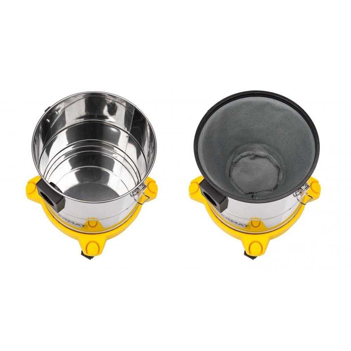 POWERMAT Odkurzacz Przemysłowy Popiołu Kominka Gruzu 2000w PM0497