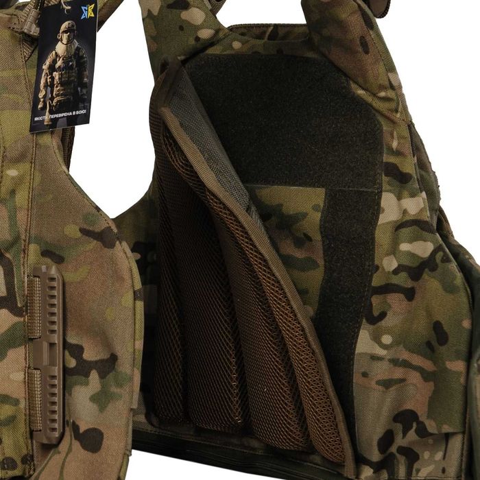 Преміум плитоноска Warmor Gen.6 МУЛЬТИКАМ. Cordura 1000d - якість!