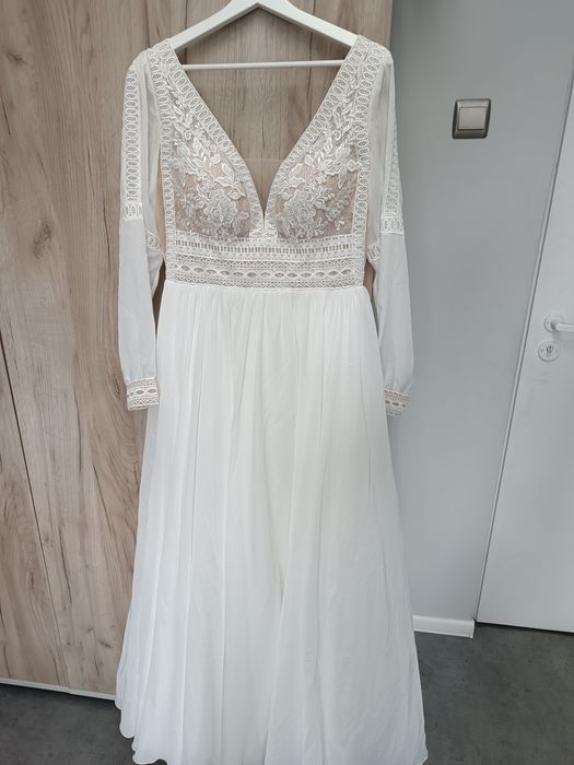 Suknia ślubna Boho rozmiar 40