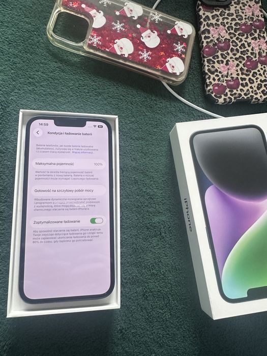 Apple iPhone 14 midnight 128 GB nowa bateria