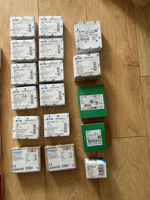 Wyłączniki nadprądowe,rcd