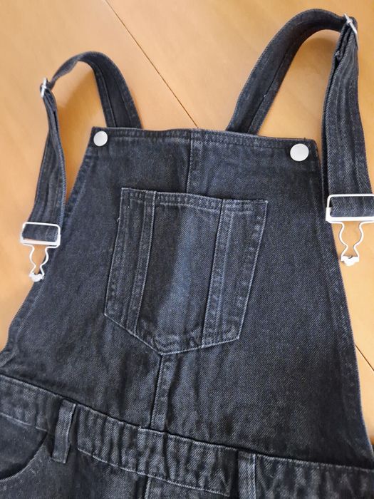 Dżinsy Cropp ogrodniczki