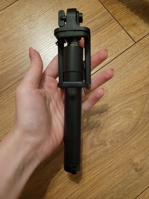 Selfie stick wydłużany czarny