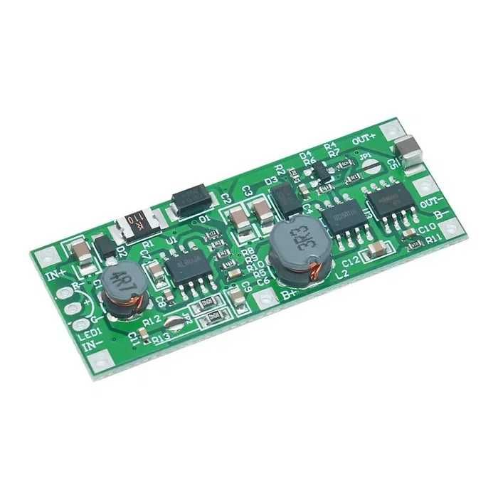 DC UPS плата бесперебойного питания для роутеров 9v , 12v + LED