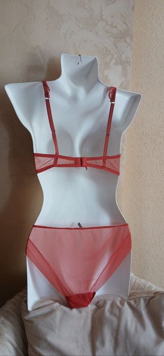 Комплект білизни intimissimi коралово-червоний