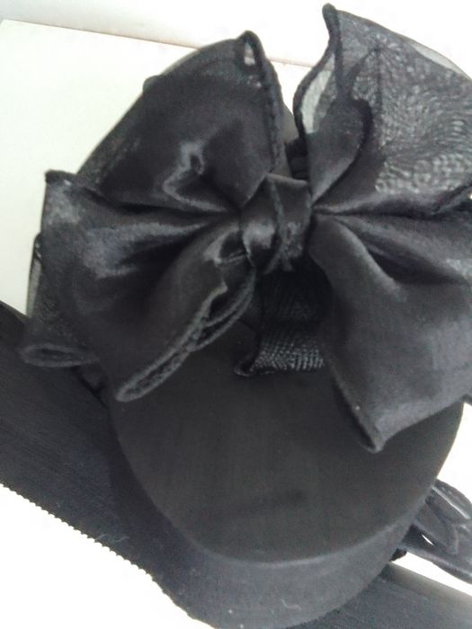 Klapki damskie  czarne