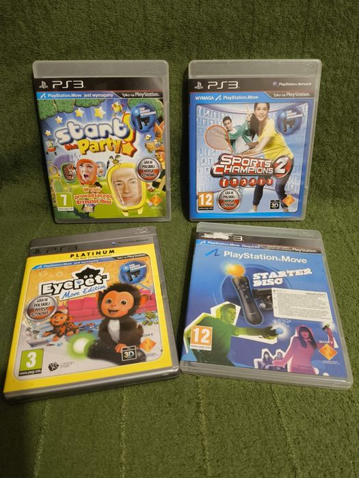 Zestaw 4 gier na konsolę PlayStation 3 (polskie wersje)