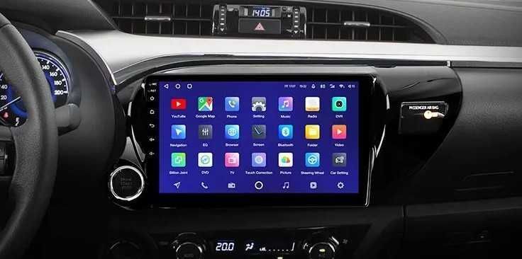 Auto Radio Toyota Hilux Android  2Din Ano 2015 até 2020
