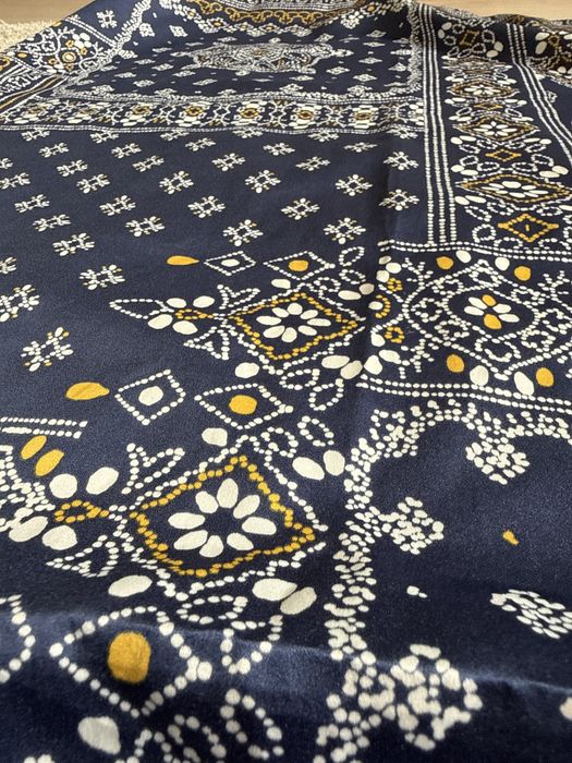 Pareo Chusta 124cm x 124cm granat satynowa