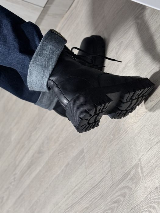 Зимові ботинки (берці) в стилі Celine Bulky