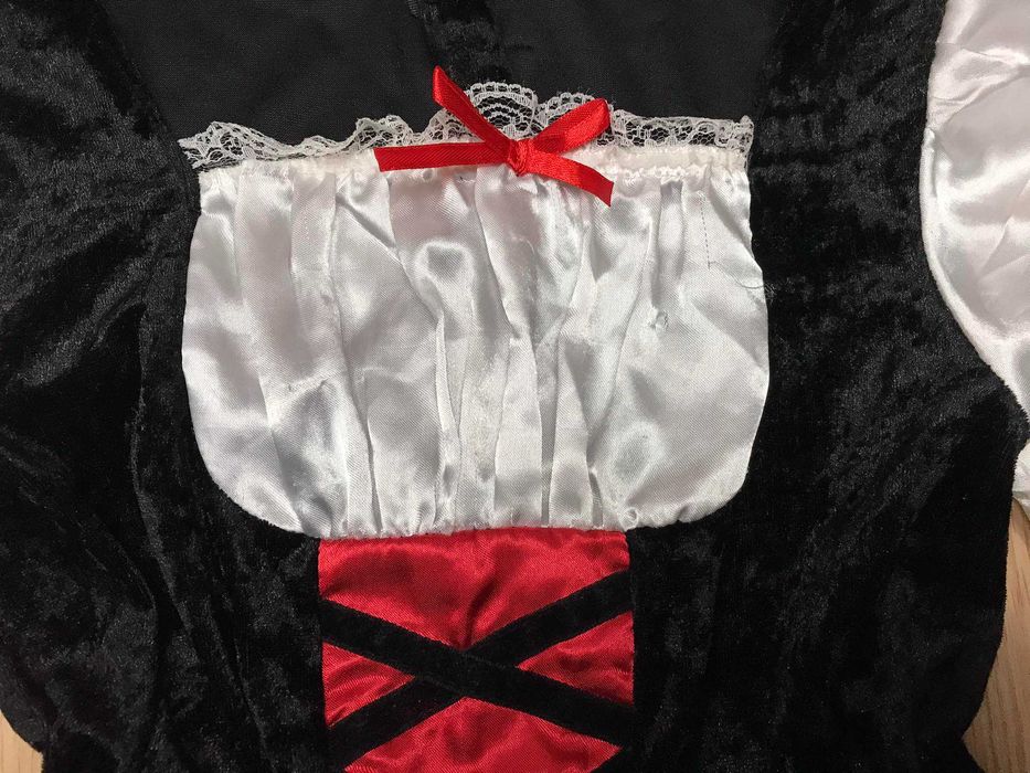 Платье Красная шапочка нарядное праздник карнавал р.30/32 детское