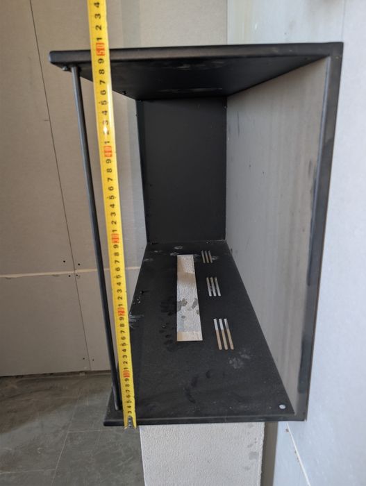 Biokominek narożny prawy 80cm