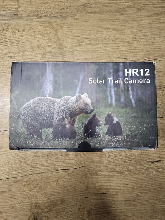 Fotopułapka solarna, kamerka, wifi, karta 64gb, komplet, nowa