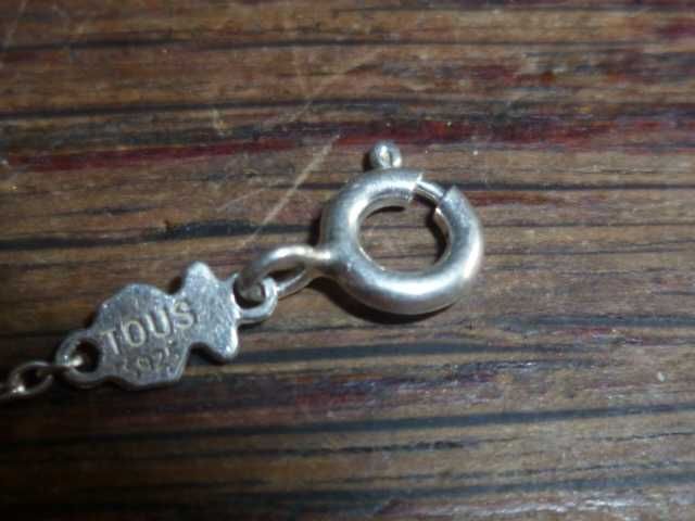 Srebrny naszyjnik 925 TOUS BEAR dł.45cm