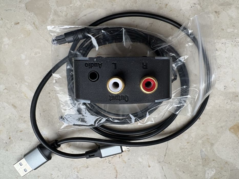 Konwerter audio toslink /RCA (chinch) / mini jack