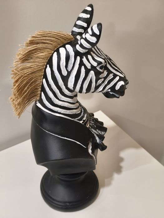 Decoração Premium / Luxo - Escultura Zebra, Excelente Qualidade