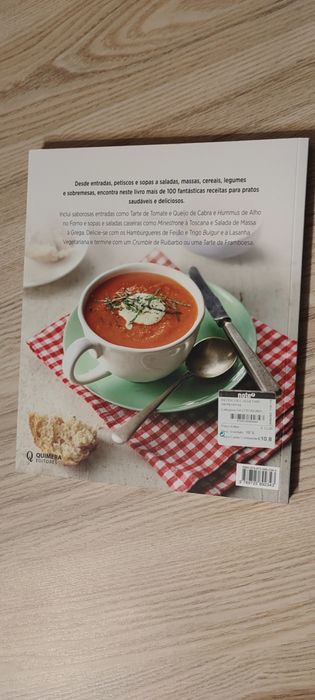 Livro de refeições vegetarianas