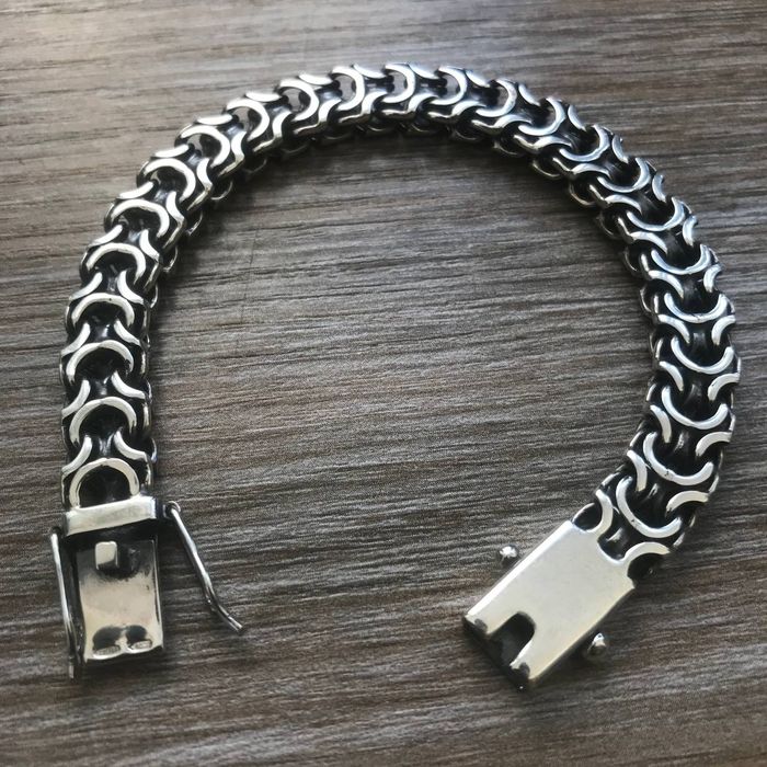 Срібний браслет 35г чоловічий, мужской серебряный браслет 925