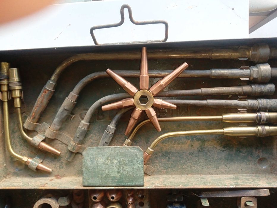 Conjunto de soldadura antigo