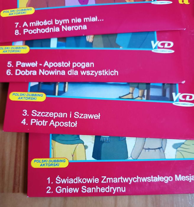 Dzieje chrześcijaństwa - zestaw 26 filmów VCD całość 10 zł