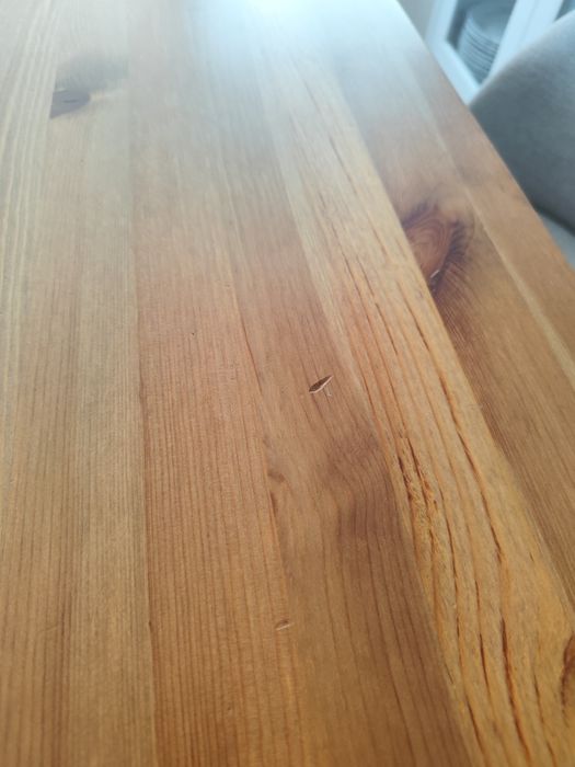 Mesa extensível em pinho  maciço 220x105x74