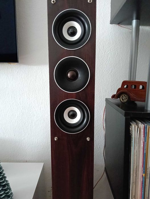 Colunas Auna Line 4707 960W Caixa Hi-Fi de 4 vias (2 unidades) como novas 2023