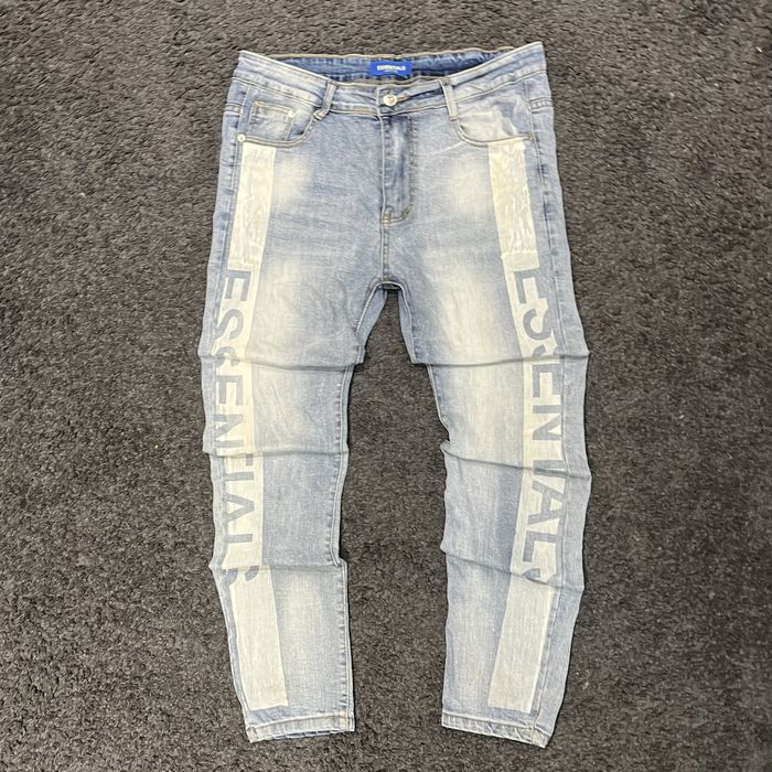 essential jeans | amiri galery dept drip drill slim skinny