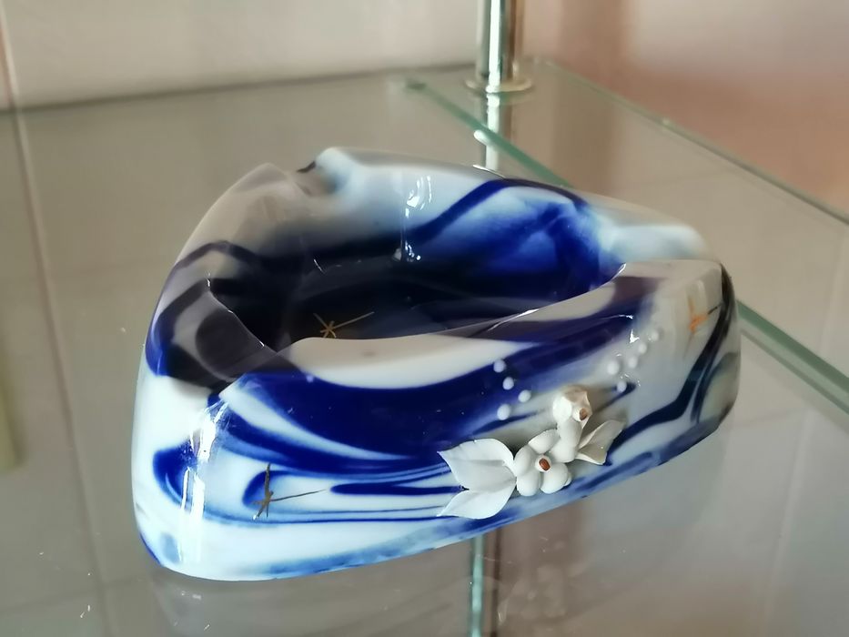 Пепельница фарфоровая, ALAN, Кисловодск, ручная работа