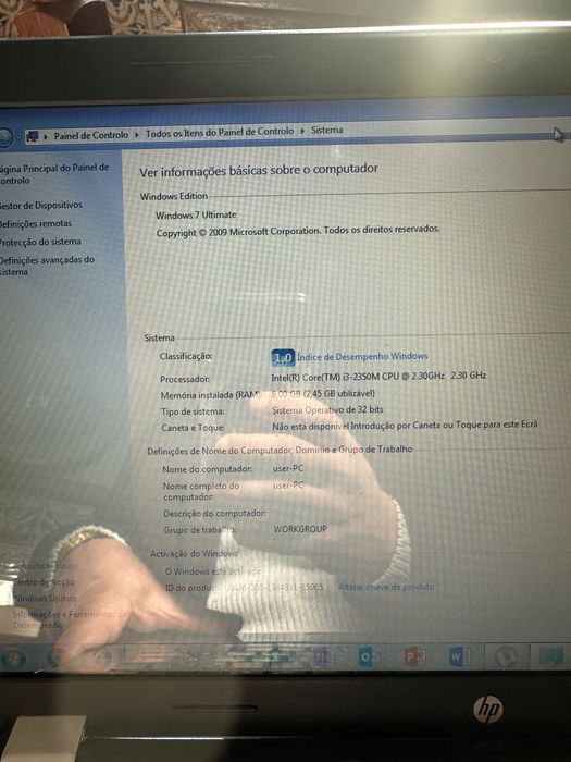 Portátil Hp para venda