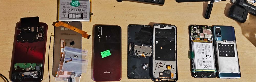 Разбор vivo y11, y15, y20, y31, y91
