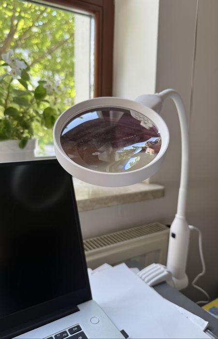Lampa z lupą LED Maginon TL-120 1.8x/3.3x NOWA