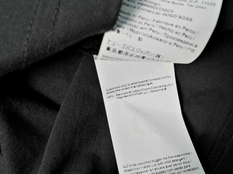 Hugo boss мужская брендовая черная футболка