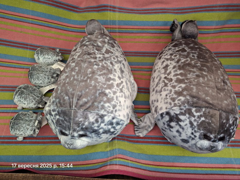 Тюлень и 4 тюленята 40 см мягкая игрушка