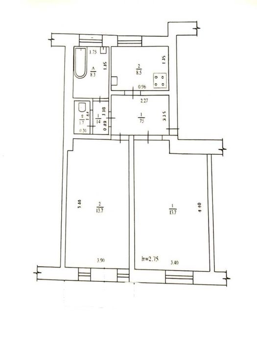 2 кімн.квартира в Павленківському парку