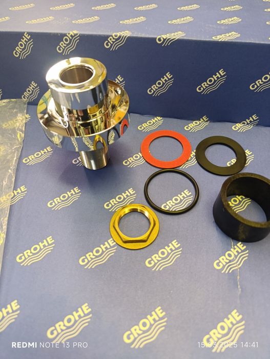 Grohe вивід для висувних душів 27151000 та витяжний шланг для ванни