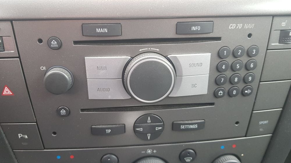 Radio nawigacja navi cd70 opel vectra c signum komplet