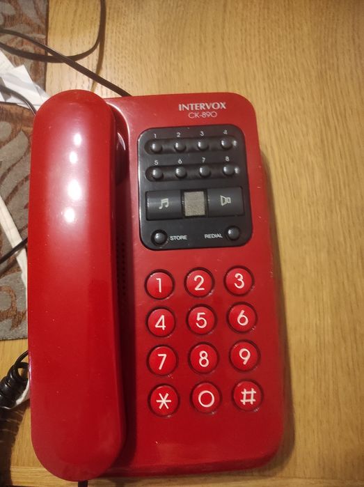 Telefon stacjonarny PRL Intervox nieużywany