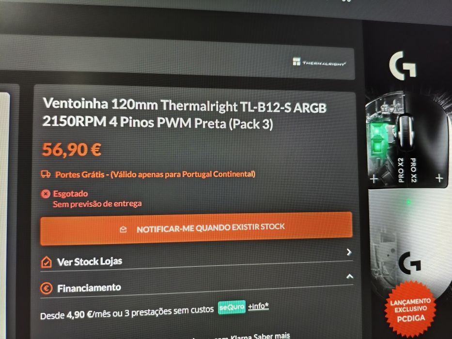 Ventoinhas 120mm a rgb ) novas