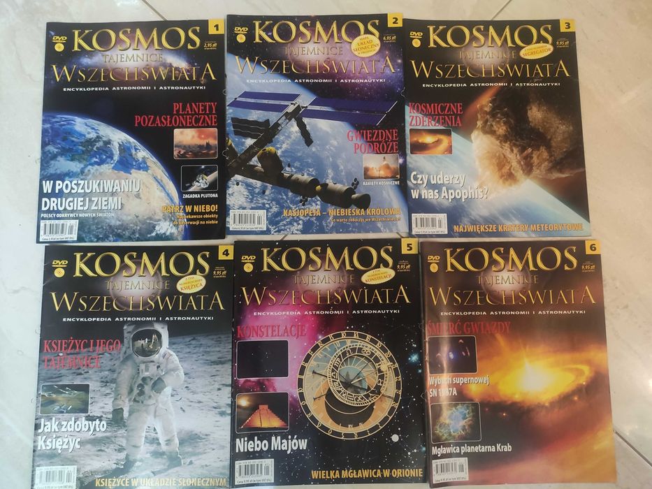 Kosmos tajemnice wszechświata 8 numerów