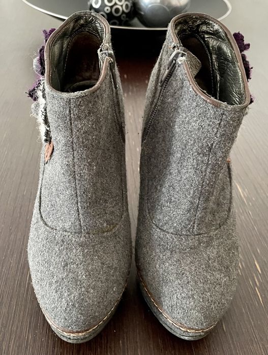 Botas Café Noir em bom estado
