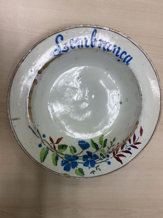 Prato falante faiança